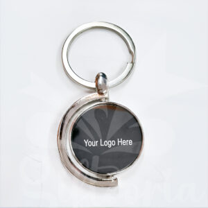 Flip Metal Keychain – Customizable Promotional Key Holder for Corporate Use
