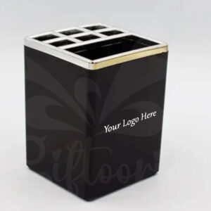 Matte Black Desk Pen Organizer for Office and Home Use – Minimalist Design