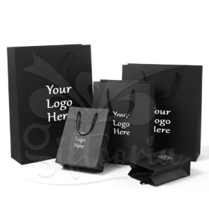 Eco-Friendly Paper Bag with Handle – Recyclable Kraft Packaging for Retail and Gifts