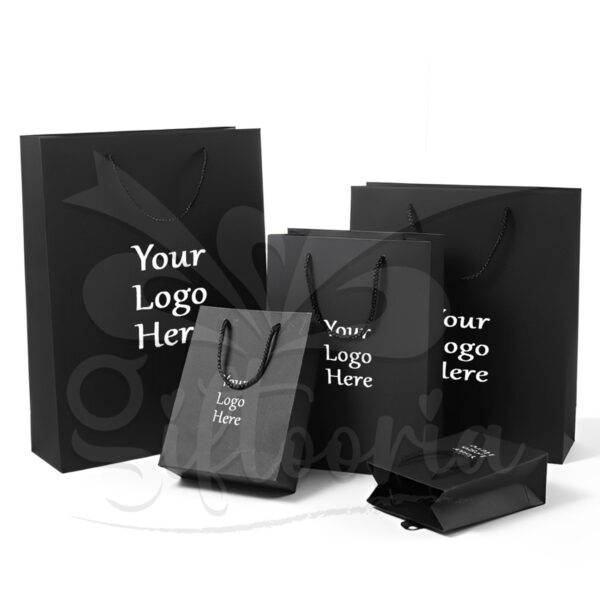 Eco-Friendly Paper Bag with Handle – Recyclable Kraft Packaging for Retail and Gifts