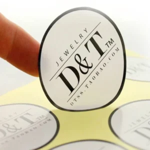 Custom Printed Paper Stickers for Branding, Packaging, and Craft Use