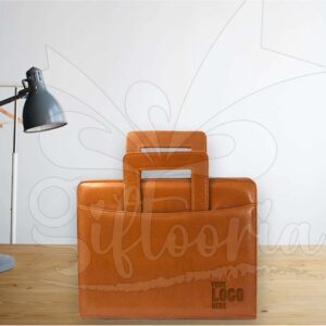 Premium Leather Folder – Professional Document Holder for Office and Corporate Gifting