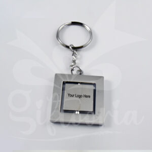 Silver Metal Keychain – Elegant and Durable Accessory for Corporate or Promotional Use