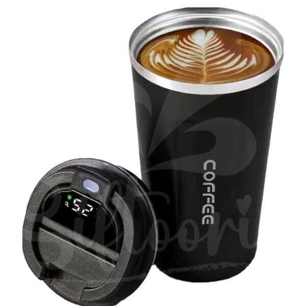 Temperature Display Coffee Tumbler – Smart Stainless Steel Insulated Mug with LED Temperature Display for Hot and Cold Drinks