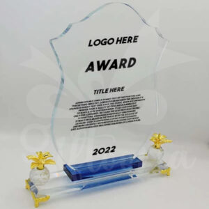 Titanium Core Shield – Modern Corporate Award Plaque with Metallic Finish for Recognition and Excellence
