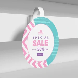 Custom Printed Wobblers for Retail Shelf Promotions and Product Displays