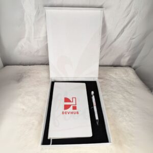 Corporate Employee Reward & Wellness Gift Box with healthy snacks and motivational items