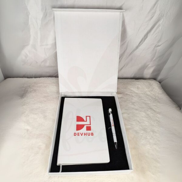 Corporate Employee Reward & Wellness Gift Box with healthy snacks and motivational items