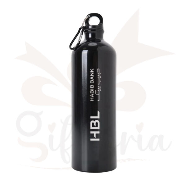 Custom aluminium water bottle with branding logo