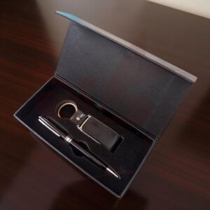 Giftooria Promotional Giveaway Box with custom branded items for marketing and corporate events