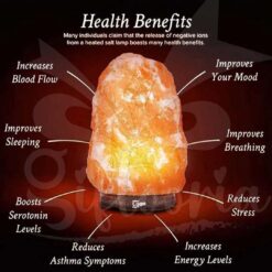 Alternative view of Natural Salt Lamp