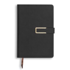 Golden Buckle Notebook – Premium Leather Finish Corporate Gift Diary with Custom Logo | Request a Quote
