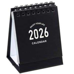 Mini New Year 2026 Desk Calendar with company logo – compact customizable corporate gift for office desks and branding