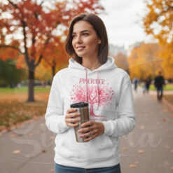 Alternative view of Breast Cancer Awareness Hoodie